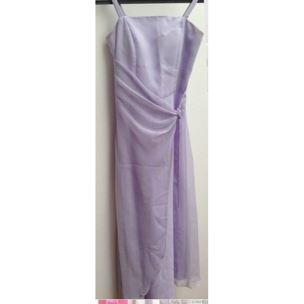 Girl’s Mari Lee Purple Bridesmaid’s long dress